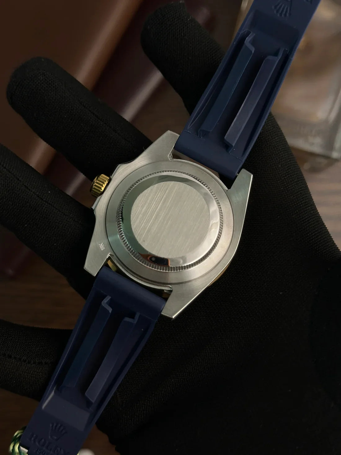 RLX - Submariner Rubber - Gold Blue - AAA Quality