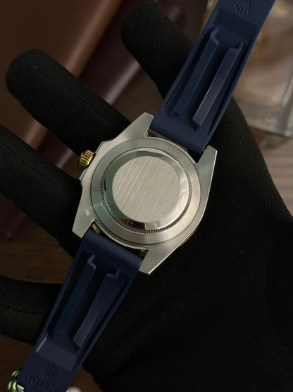 RLX - Submariner Rubber - Gold Blue - AAA Quality